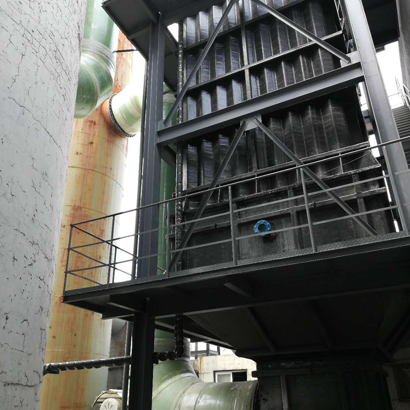 史丹利化肥宁陵有限公司2台144管玻璃钢湿式静电除雾（尘）器