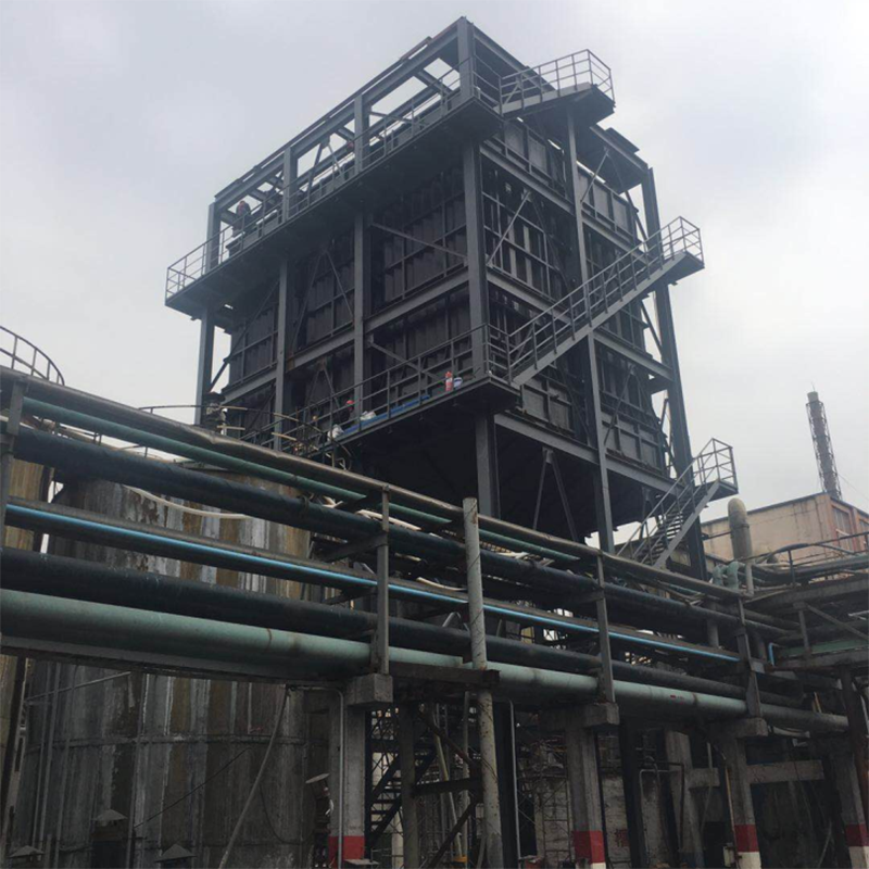 山东联盟磷复肥有限公司530管玻璃钢湿式静电除雾（尘）器